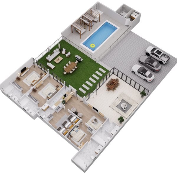 Farm house renovation_3D